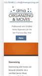 Mobile Screenshot of dmaorganizing.com